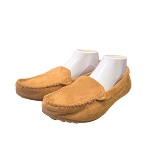 Comfortview Women's Camel Suede‎ Slippers size 9.5